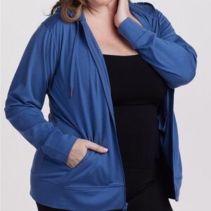 EUC WOOLX RYAN MERINO WOOL HOODIE PLUS SIZE 1X JACKET